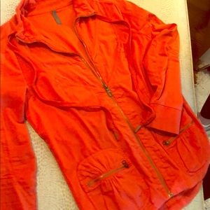 Lightweight orange jacket